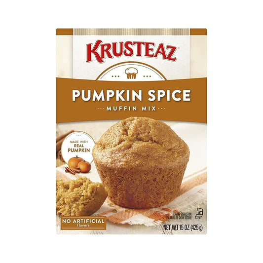 Krusteaz Pumpkin Spice Muffin Mix, 15 oz Box