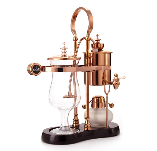 Diguo Belgian/Belgium Luxury Royal Family Balance Syphon Coffee Maker. Elegant Retro-Style Design.
