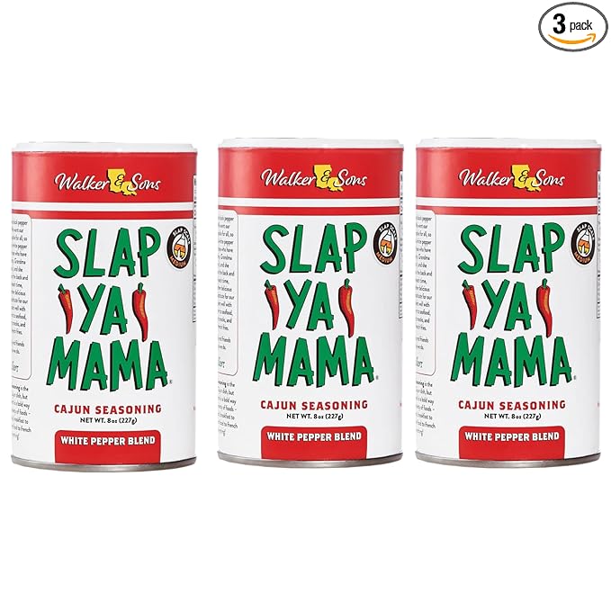 Slap Ya Mama White Pepper Blend 8oz, Pack of 3