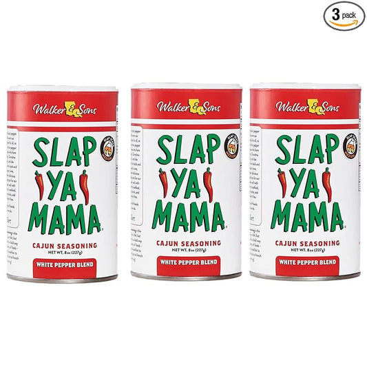 Slap Ya Mama White Pepper Blend 8oz, Pack of 3