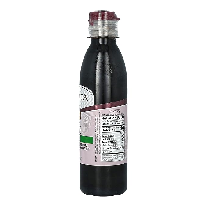 Colavita Balsamic Glaze - Organic, 8.5 Fl Oz (Pack of 1) Squeeze Bottle, Imported from Italy