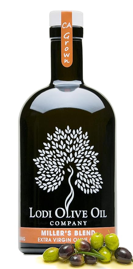 Lodi Miller?™s Blend Extra Virgin Olive Oil - Premium California Olive Oil - Gourmet Miller?™s Blend Olive Oil - COOC Certified Cold Pressed Pure Olive Oil - Medium Intensity - 500 ml