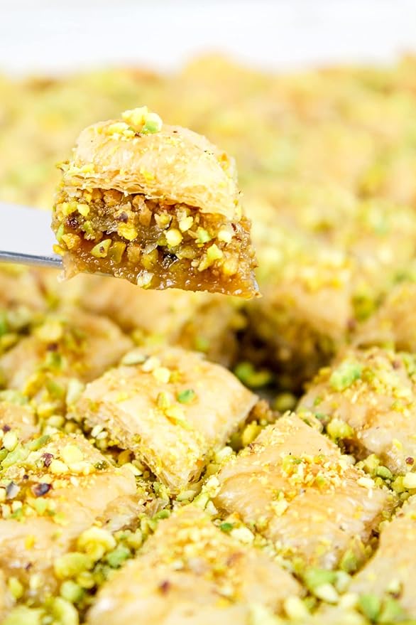 Setton Farms Premium California Raw Pistachio Halves, Bulk Pistachio Split Kernels, Bulk Raw Pistachio Pieces, 5lb Bulk Case, Chopped Pistachios for Baking and Cooking (Perfect for making Dubai Chocolate)