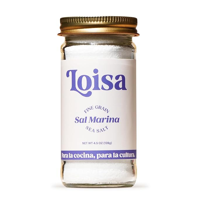 Loisa Sea Salt Seasoning, Non-GMO, No-MSG, No Preservatives, No Artificial Coloring, No Artificial Flavors, 2.3oz, Pack of 1 (Sea Salt 4.5oz)