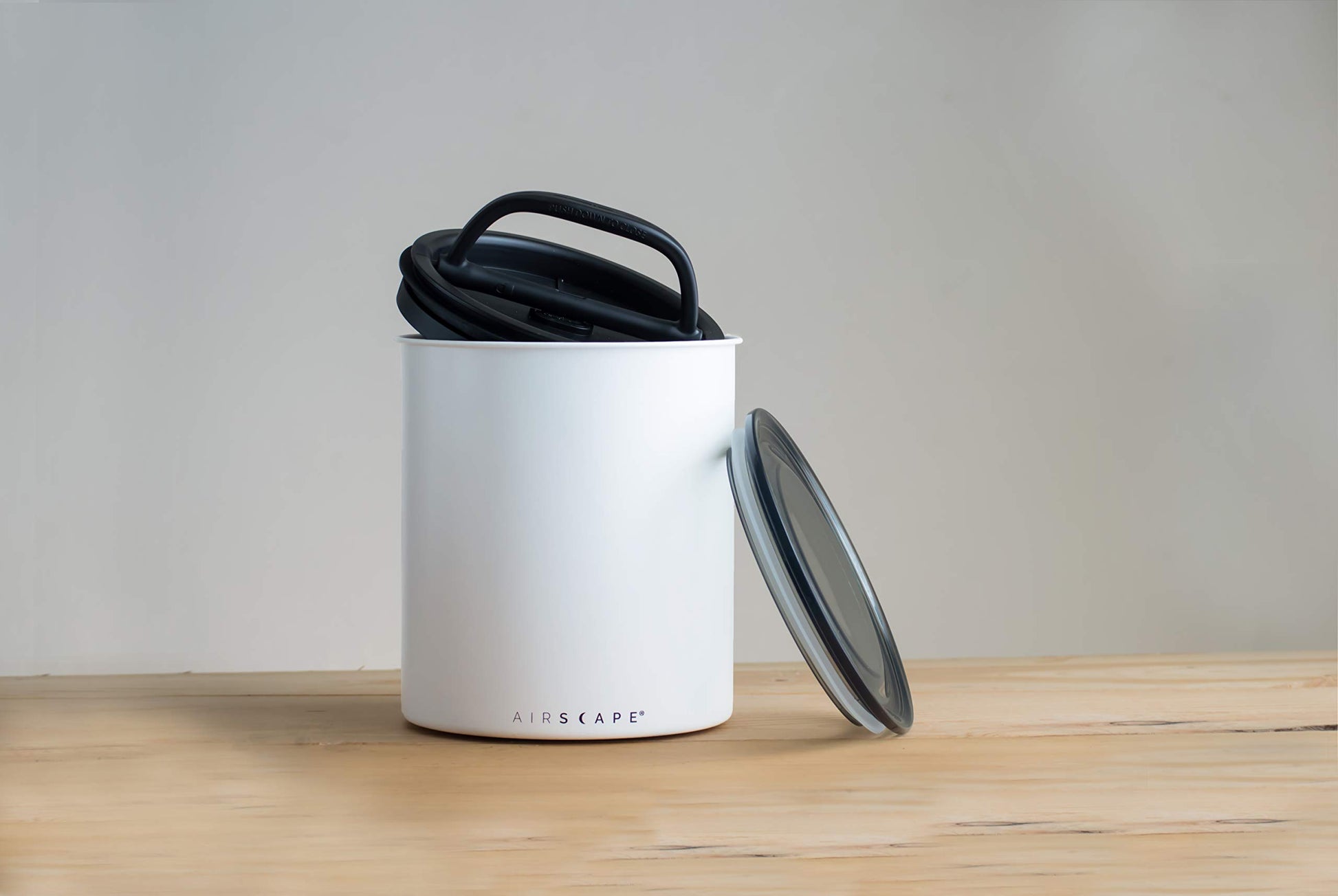 AirScape by Planetary Design | 2.2 lbs Coffee Storage | Matte White