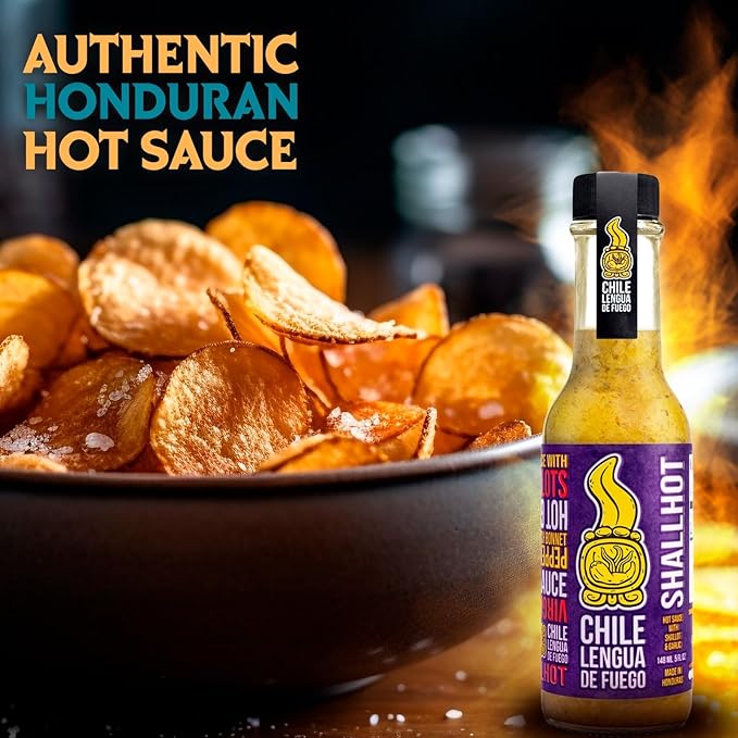 Hot Sauce | Chile Lengua de Fuego (Pack of 1, Shallhot)