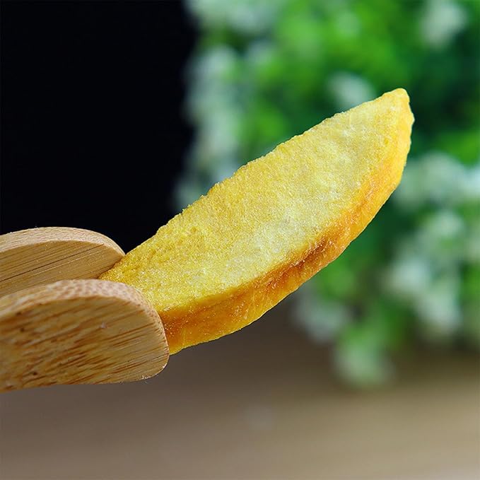 Freeze-dried mango block 4.93oz dried mango crisp fruit Dried mango slices snack food sweet and sour snack