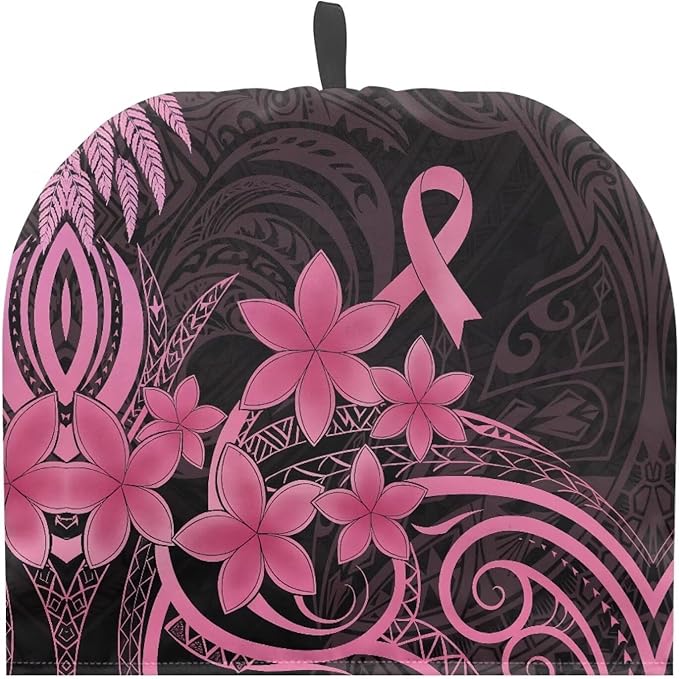 Pink Hibiscus Print Tea Cozy Creative Insulated Tea Cosy Extra Thick Home Kitchen Decoration Creative Gifts Dust Teapot Cover Kitchen Accessories for Travel