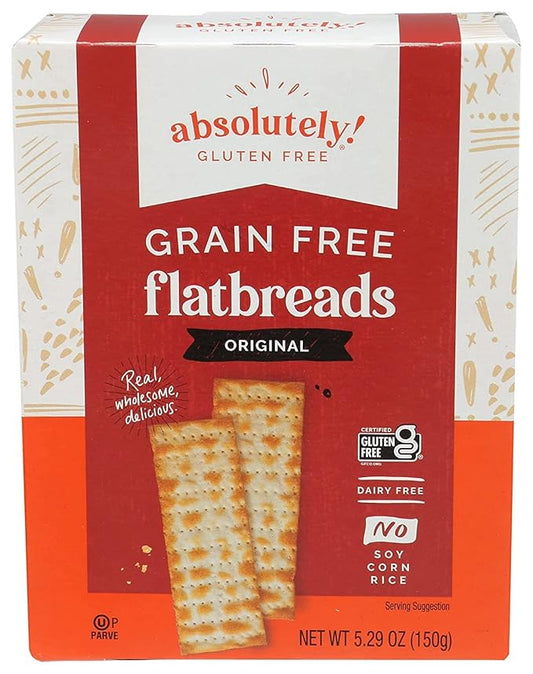 Absolutely Gluten Free Flatbread Original 5.29 Ounce (Pack of 12)