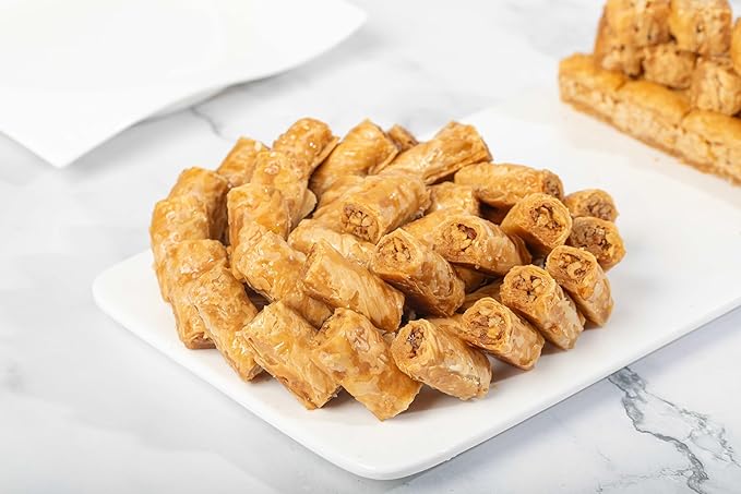 Snacklava Walnut Baklava Bites - 20 Pack (4 Pieces per Pack) - No Artificial Ingredients, Colors or Preservatives (20, Walnut)