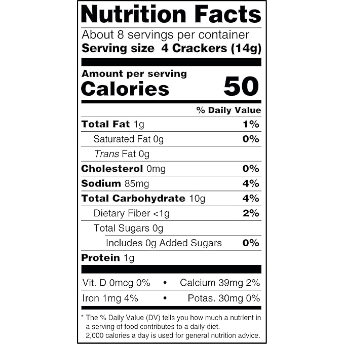 Carr's Table Water Crackers, Baked Snack Crackers, Party Snacks, 2 Flavor Variety Pack (4 Boxes)