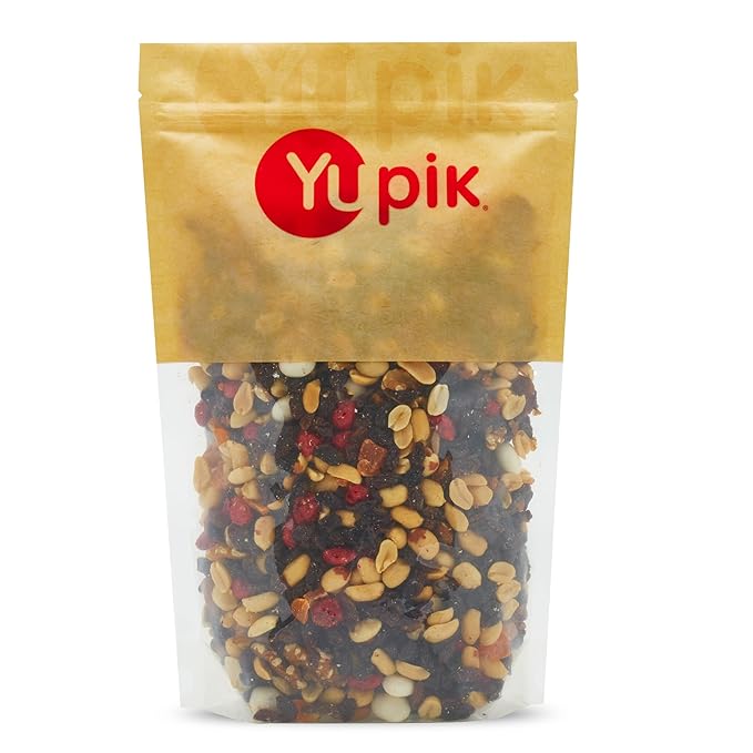 Yupik Camp Mix, 2.2 lb (35.2 oz), A Blend of Raisins, Papaya, Almonds, Walnuts & Yogurt Peanuts, Cholesterol Free, Kosher, Perfect for Snacking, Topping & Baking