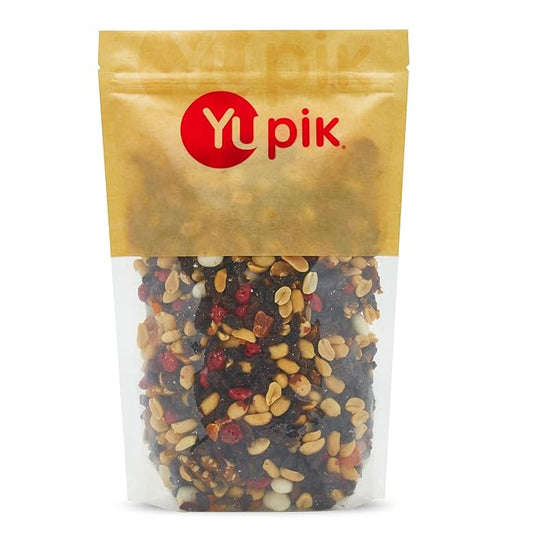 Yupik Camp Mix, 2.2 lb (35.2 oz), A Blend of Raisins, Papaya, Almonds, Walnuts & Yogurt Peanuts, Cholesterol Free, Kosher, Perfect for Snacking, Topping & Baking