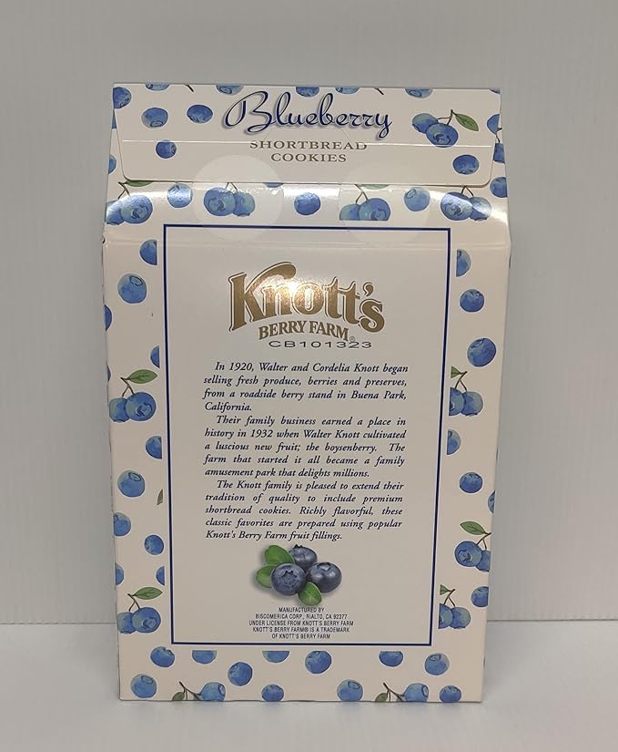 Knott's Berry Farm Shortbread Cookies (Blueberry, 16 oz)