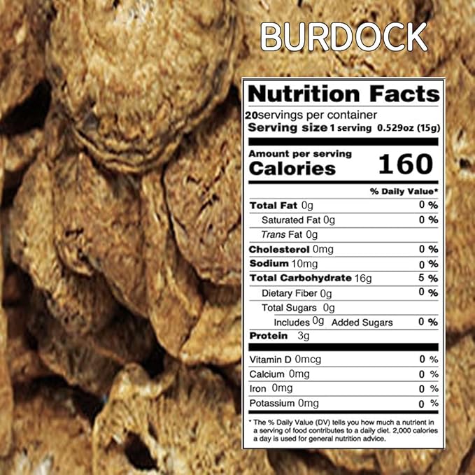 GAGOPA Dried and Roasted Burdock Root ??100% Korean Burdock, Premium Herbal Tea Ingredient, Earthy Smooth Flavor, Pure with Rich Flavor 300g