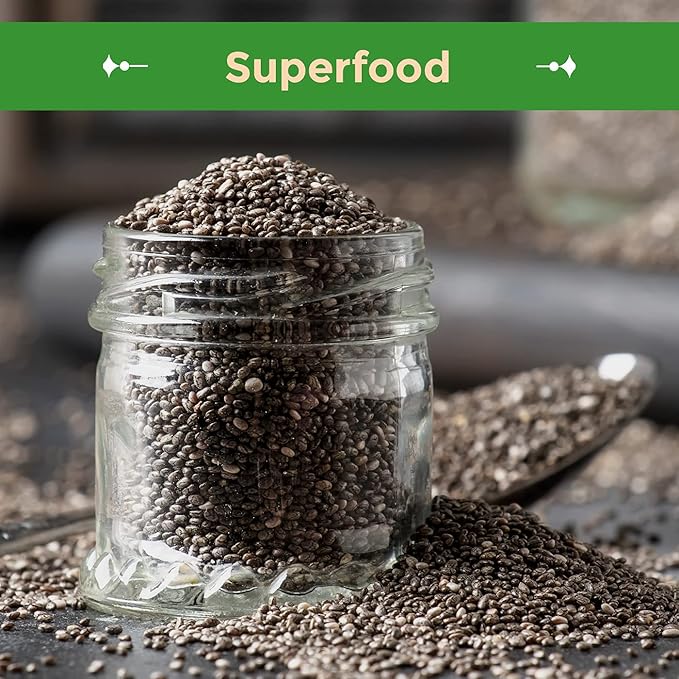 Sincerely Nuts Black Chia Seeds - Natural Superfood | Raw, Gluten-Free, Vegan & Kosher | Healthy Food Perfect for Oatmeal, Shakes, Smoothies | Source of Protein Omega 3, Fiber | 7.5 (LB) bag