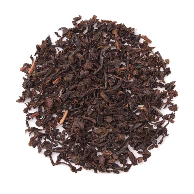 Heavenly Tea Leaves Organic English Breakfast (50 Pyramid Tea Bags), Bulk Compostable Black Tea Sachets - 100% Plastic Free, Premium Quality, Whole Tea Leaves in a Convenient Tea Bag
