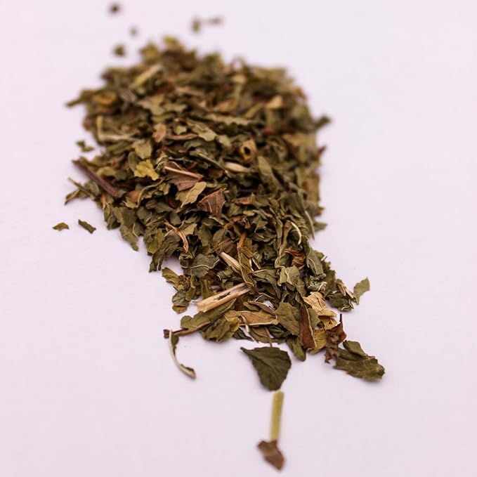 FreshJax Organic Spearmint Leaf (2.0 oz Large BPA-Free Bottle) Non GMO, Gluten Free, Keto, Paleo, No Preservatives Dried Mint for Cooking | Spearmint Tea Loose Leaf | Handcrafted in Jacksonville
