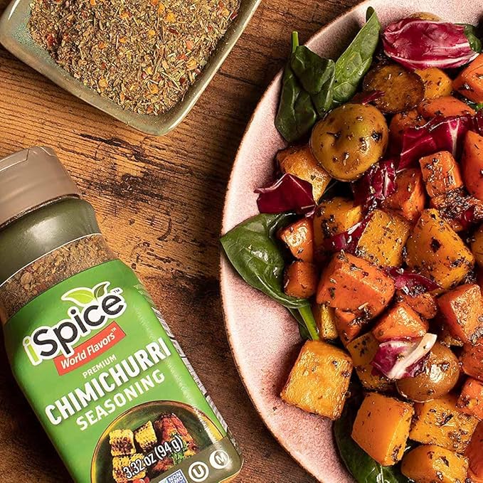 iSpice - Low-Sodium, Sugar-Free 1 Pack CHIMICHURRI SEASONING World Flavor Super Spice Blend | All Natural | Ready to use as is | No preparation is necessary (1 Pack)