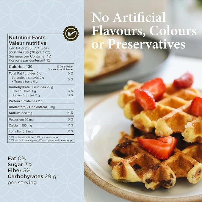 Cloud 9 Gluten Free Pancake Mix, Waffle Mix, Light & Fluffy, Easy-to-Make Pancakes and Waffles, Versatile Gluten Free Baking 454 gr, Vegan & Kosher