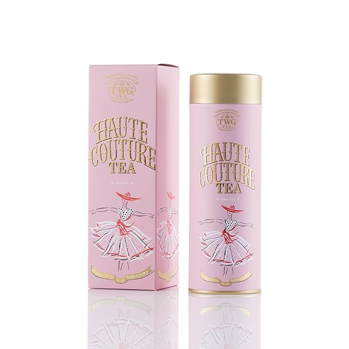 TWG Tea | Haute Couture Tea | Black Tea | Caramel & Rose | Haute Couture Tin, 100g | Gift Set