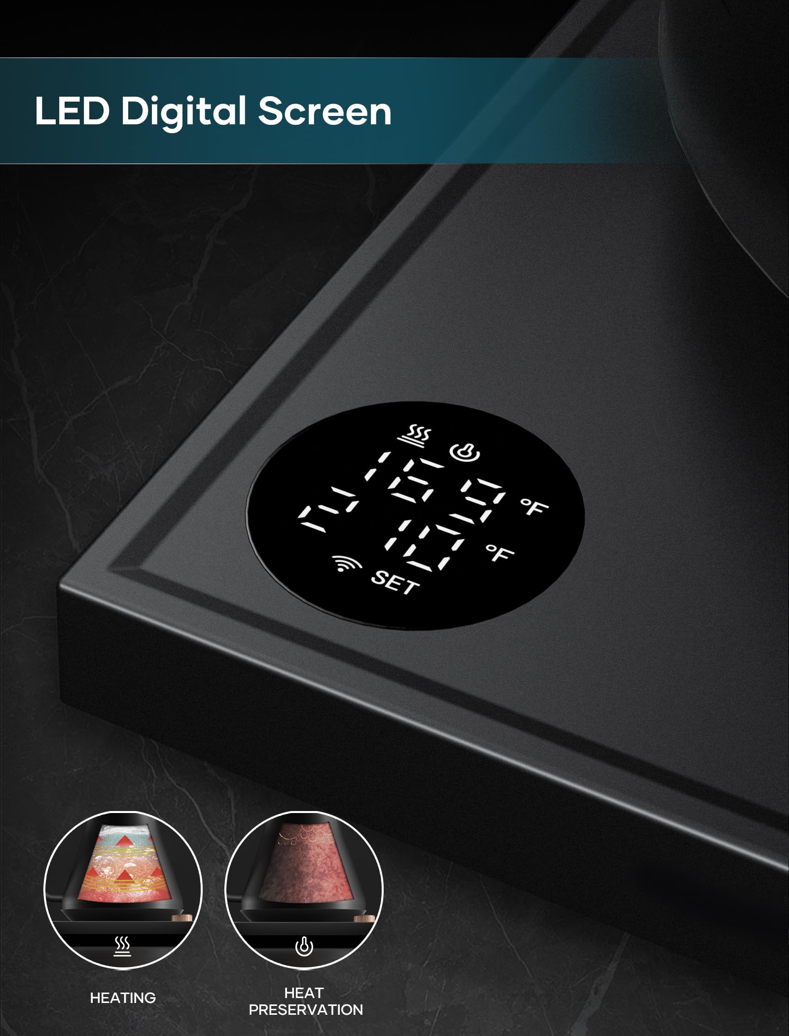 INTASTING Gooseneck Electric Kettle, Temperature Control