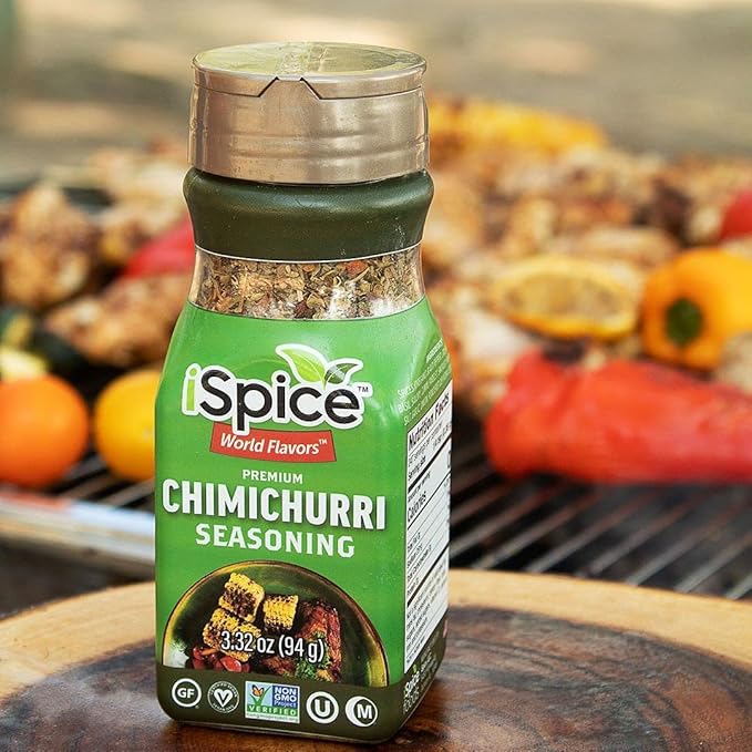 iSpice - Low-Sodium, Sugar-Free 1 Pack CHIMICHURRI SEASONING World Flavor Super Spice Blend | All Natural | Ready to use as is | No preparation is necessary (1 Pack)