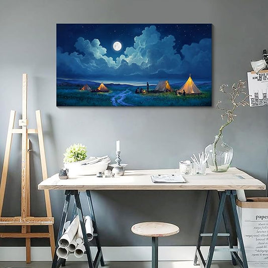 YDYSUNE Landscape Wall Art - Nature Artwork for Walls - Scenery Canvas Wall Art - Forest Painting for Living Room - Rustic Farmhouse Decor - Wall Pictures for Bedroom 20횞40IN