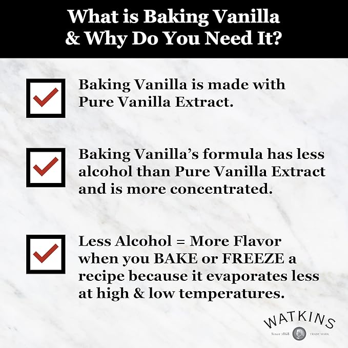 Watkins All Natural Original Gourmet Baking Vanilla Extract, 4 Fl Oz (Pack of 1)