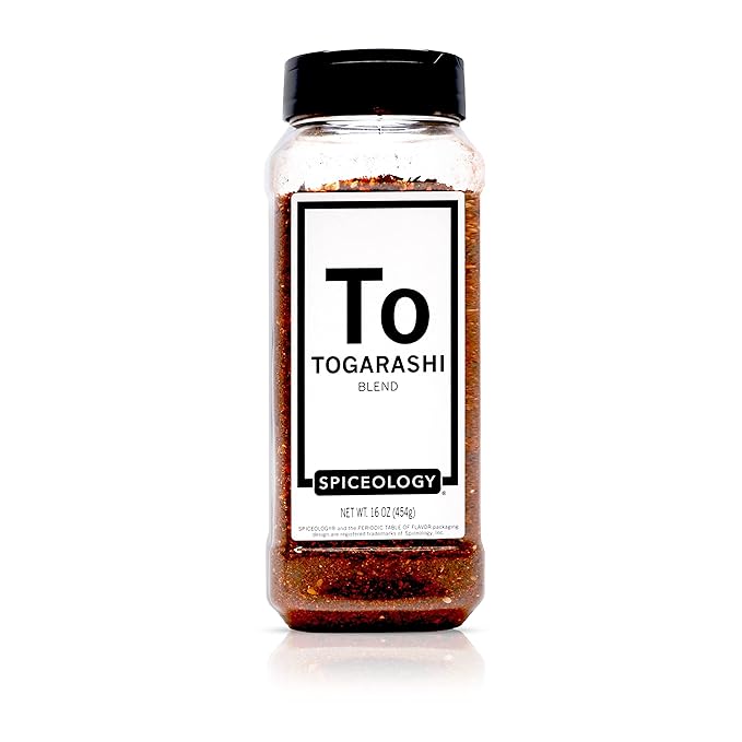 Spiceology - Togarashi Japanese 7 Spice Blend - Gluten-Free Japanese Ramen, Rice, and Sushi Seasoning with Umami Flavor - Togarashi Japanese Spice Mix for Ramen Noodles, Vegetables, Meats - 16 oz
