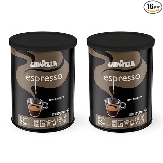 Lavazza medium_roast, Ground Coffee - Caffe Espresso - 8 oz - 2 pk