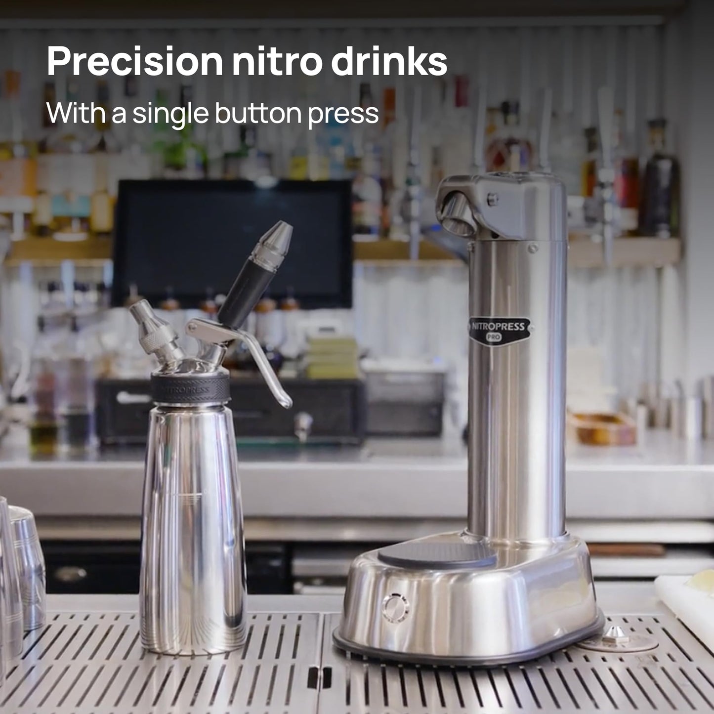 NitroPress Pro Electric Nitro Cold Brew Coffee & Cocktail Maker