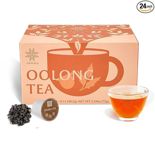 Johou Oolong Tea Pods, Compatible with All K-Cup Brewers & Keurig 2.0, 24 pods
