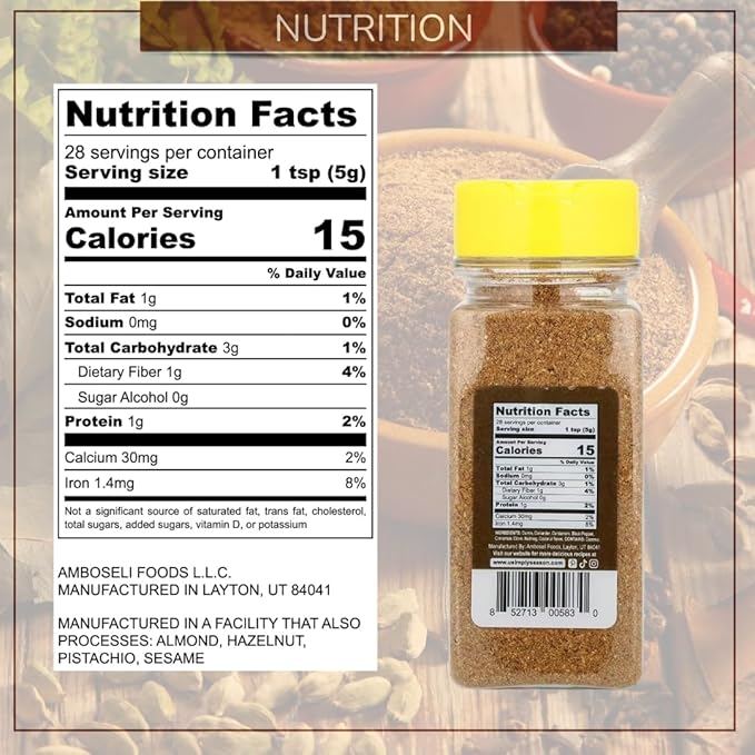 USimplySeason Garam Masala Spice Blend (4.8oz) - Warm & Aromatic Spice for Indian-Inspired Dishes & More - Made in USA