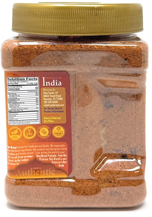 Rani Biryani Masala Curry (7-Spice Blend for Indian Rice Dishes, Pullao/Pilau) 17.5oz (1.1lb) 500g PET Jar ~ All Natural | Vegan | No Colors | Gluten Friendly | NON-GMO | Kosher | Indian Origin