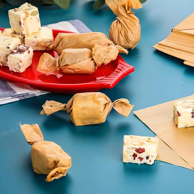 500 PCS Precut Parchment Paper Squares for Baking Cookies, Unbleached Nonstick Wax Paper Sheets for Separating Beef Patties, Freezing Hamburgers. (4x4 Inch)