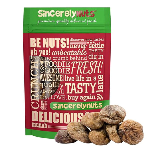 Sincerely Nuts Organic Dried Turkish Figs (5 LB)-Vegan, Kosher, and Gluten-Free Food-Nutritious and Delicious On-the-Go Snack-Loaded with Vitamins and Minerals-Enjoy for Breakfast, Lunch, and Dinner