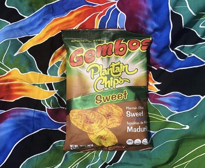 Gembos Sweet Maduritos Plantain Chips - Deliciously Sweet Plantains Snack, Perfect for Vegan Snack Lovers (5.29 OZ (Pack of 1))
