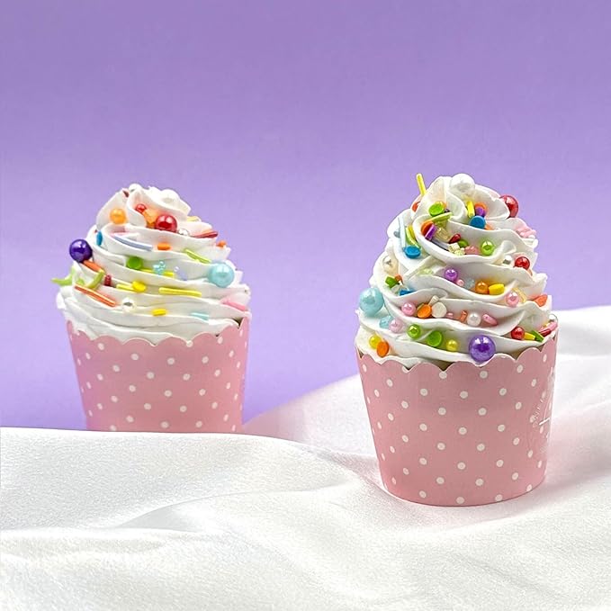 Rainbow Sprinkles for Cake Decorating, Pastel Jimmies and Pearls Sprinkles Mix for Donut Cookie Baking Brownies Cupcake Ice Cream Toppings