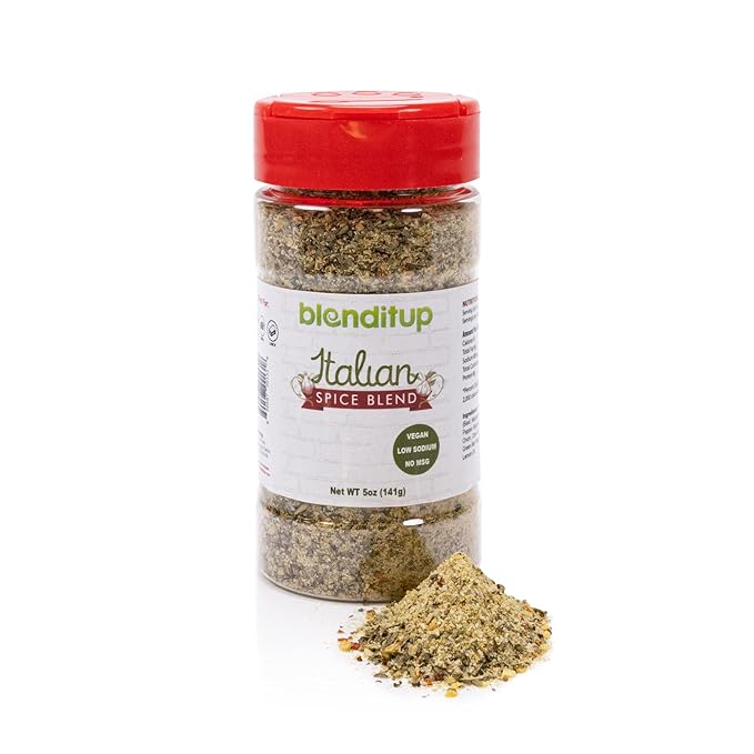 Italian Spice Blend | Gourmet Spices with Sea Salt | Healthy to Add to Any Dish | Low Sodium, No Gluten, No MSG, Vegan | 5 oz