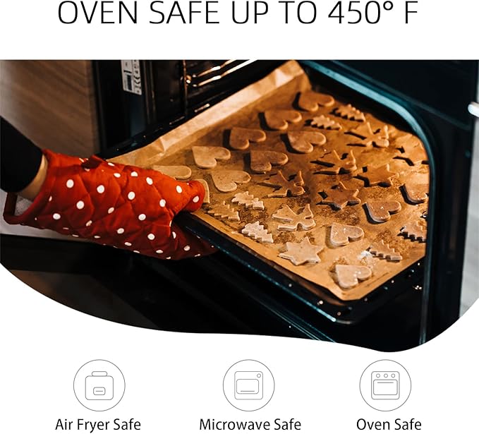 1000 Pcs Parchment Paper Sheets, 4"x4" Pre-cut Unbleached Parchment Baking Paper for Air Fryer, Oven, Bakeware, Steaming, Cooking Bread, CupCake, Cookies
