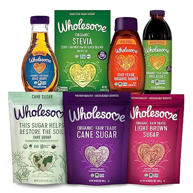 Wholesome Sweeteners 16-Ounce Organic Cane Sugar, Fair Trade, Non GMO, Gluten Free, Pure & Vegan, for Baking and Sweetening, 1 Pack