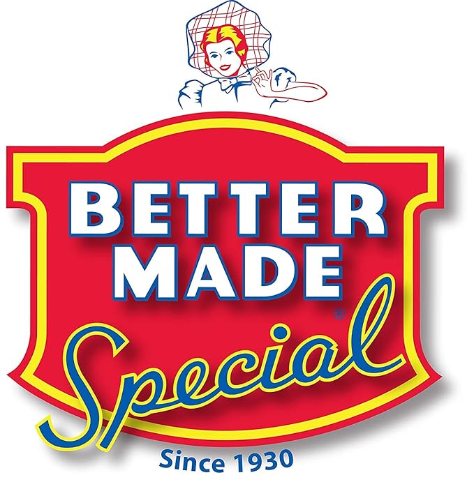 Better Made Potato Sticks 5oz Canister - (Sweet BBQ, 12 Can Tray) Shoestring Potato Sticks - Gluten Free - Crunchy, Crispy Snack from Fresh Potatoes - Resealable Lid