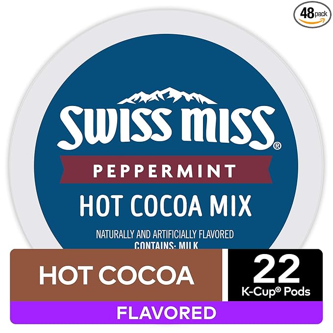 Swiss Miss Peppermint Hot Cocoa K-Cups (48 Count)