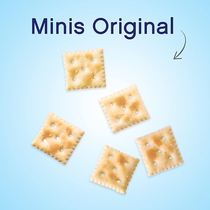 Premium Crackers Variety Pack, Soup & Oyster Crackers, 2 Bags and Premium Minis Original Saltine Crackers, 2 Boxes (Pack of 2)