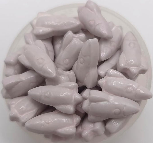 NCS Gray Rocket Edible Candy Sprinkles, 8 ounces - Great for Cupcakes, Cookies, Cakes, Cakes Pops, Donuts