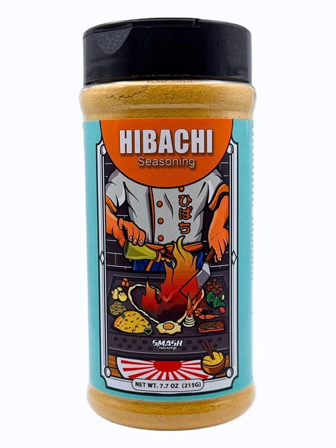 Hibachi Seasoning 7.7 oz ??Stir-Fry & Griddle Spice Blend with Soy Sauce, Sesame Oil, Garlic, Onion ??Great for Fried Rice, Chicken, Steak, Pork, Veggie, Noodle, Burger, BBQ, and Grilling Seasoning