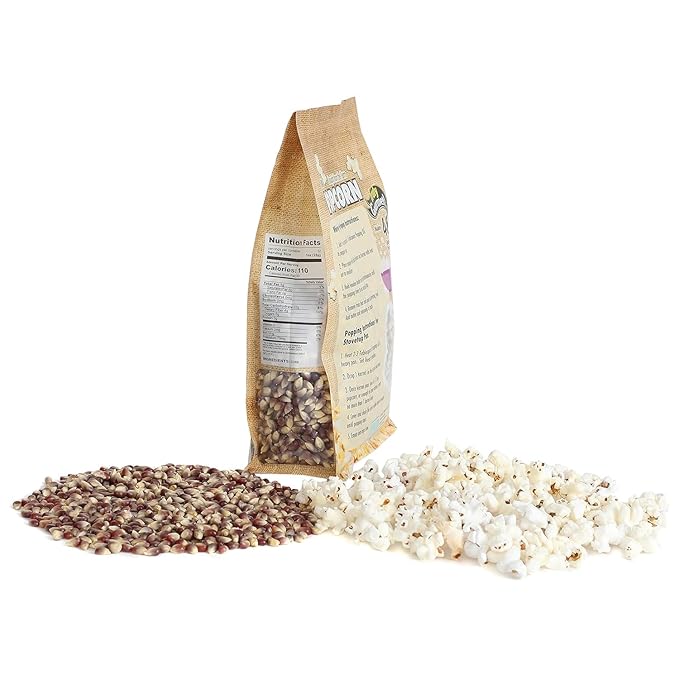 Wabash Valley Farms Popcorn Kernels - Purple Popcorn Kernels, Gourmet Popcorn Kernels for Popcorn Maker, Purple Popcorn Kernels for Popping, Non-GMO Popping Corn, Purple Popcorn Seeds (2 lbs)