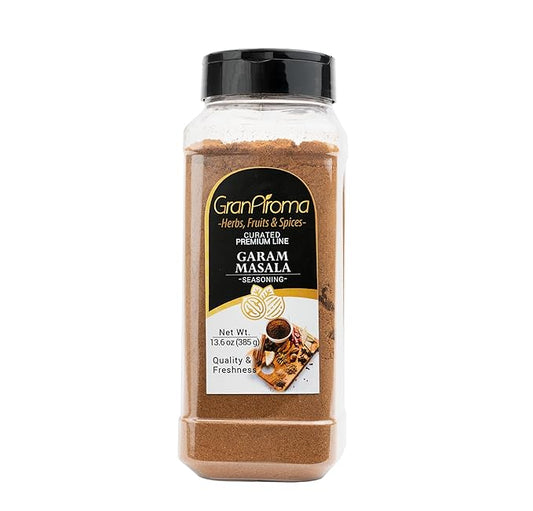 GranAroma Garam Masala, Flavorful Spice Blend, Curries & Dry Rubs, Warm & Aromatic (13.6 Ounce)