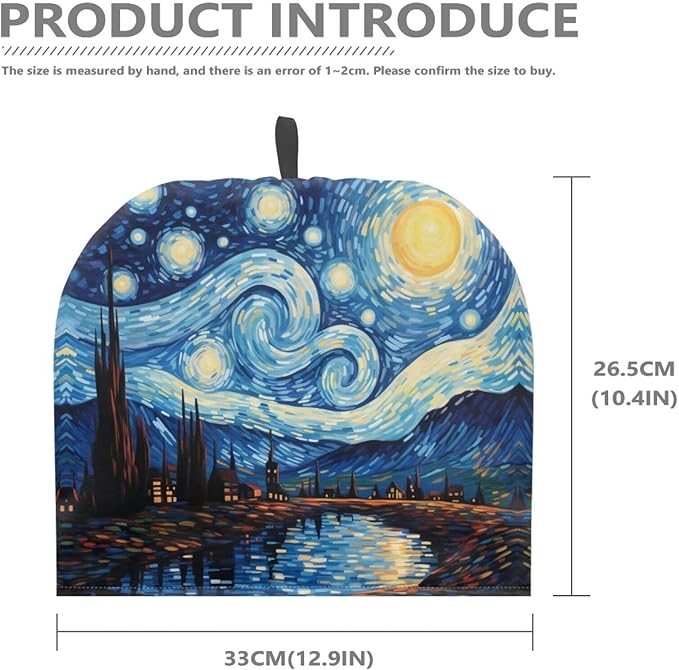 Generic Hudotybom Starry Night Tea Cozy for Teapot Insulated Large Teapot Cover to Keep Warm Tea Kettle Cover Machine Washable Coffee Pot Cloth Covers Kitchen Home Decorations, CZA49
